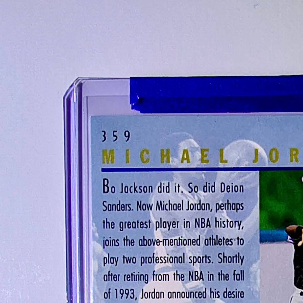 Michael Jordan 1994-95 Upper Deck Then & Now #359 Basketball Card Chicago Bulls