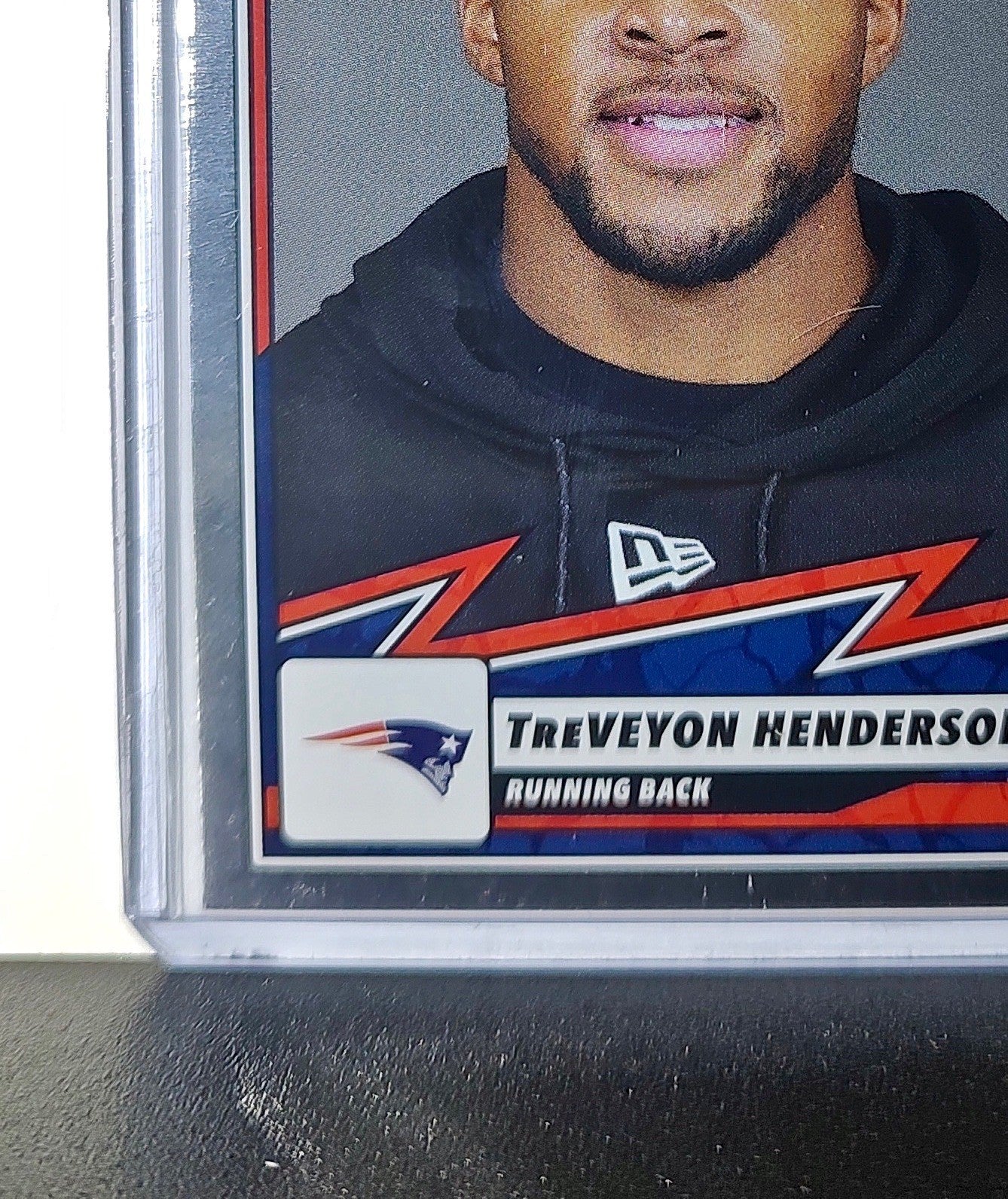 Treveyon Henderson Rookie 2025 Panini NFL #84 Foil Sticker Card Patriots