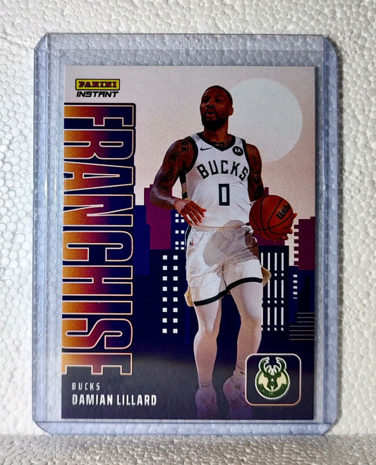 Damian Lillard 2023-24 NBA #18 Franchise Basketball Card Milwaukee Bucks 1/485