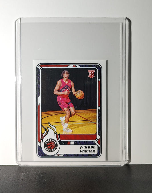 Ja'Kobe Walter Rookie 2024-25 Panini NBA #274 Sticker Card Toronto Raptors