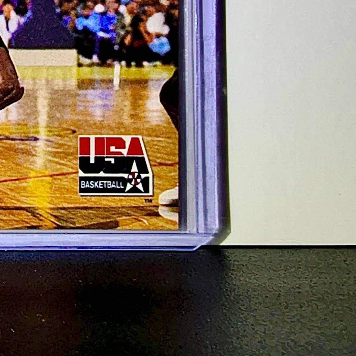 Michael Jordan Magic Johnson 1992-93 Skybox USA Basketball #105 Card Bulls