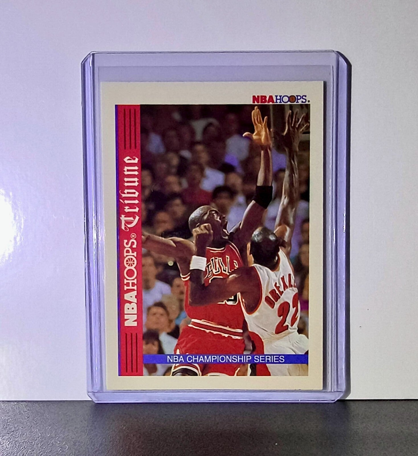 Michael Jordan 1992-93 NBA Hoops Tribune #TR1 Basketball Card Chicago Bulls
