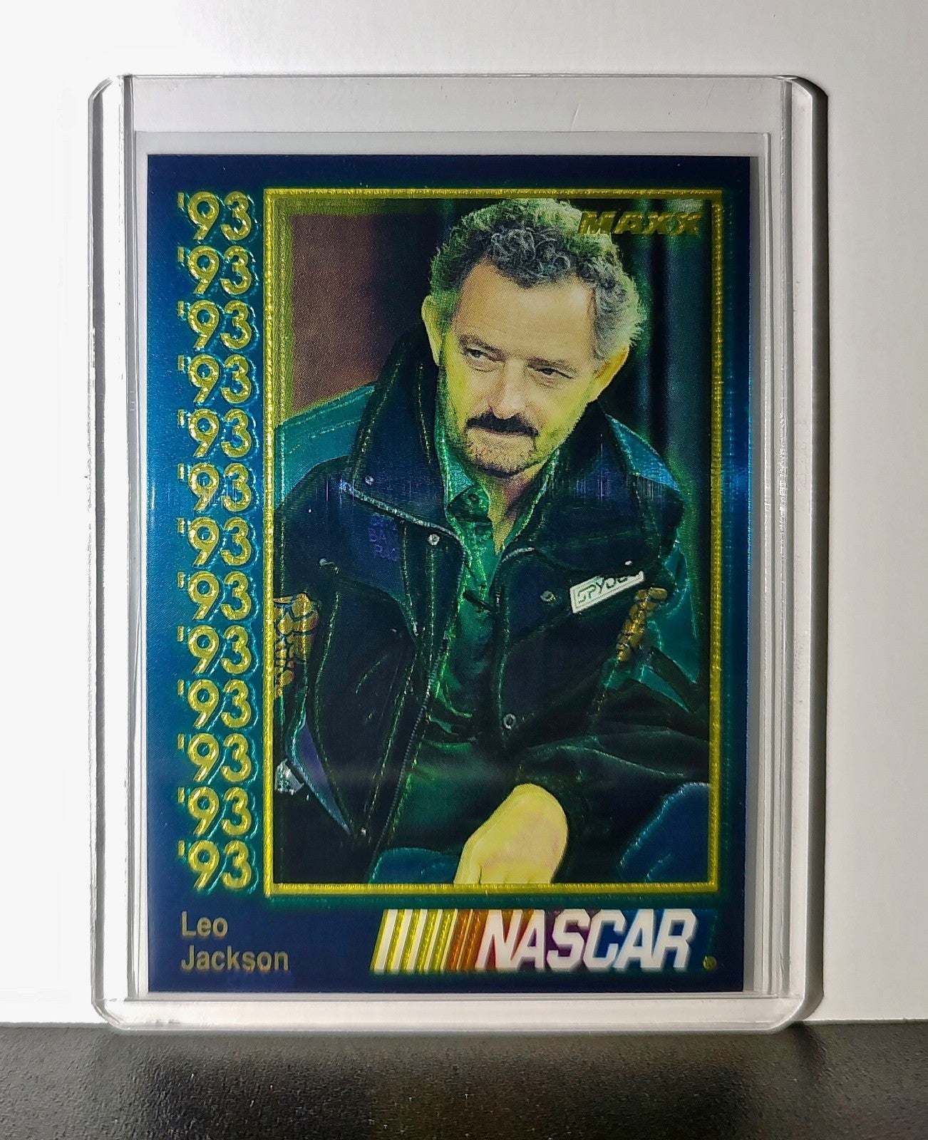 Leo Jackson 1993 Maxx Premier Plus Racing #91 NASCAR Leo Jackson Motorsports