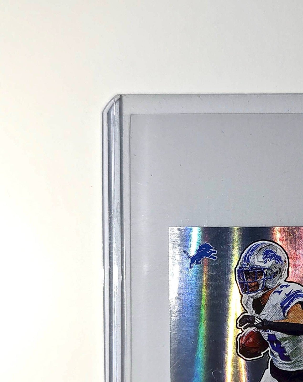Amon-Ra St. Brown 2025 Panini NFL #375 Foil Sticker Detroit Lions
