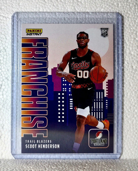 Scoot Henderson 2023-24 NBA #30 Franchise Basketball Card Trail Blazers 1/485