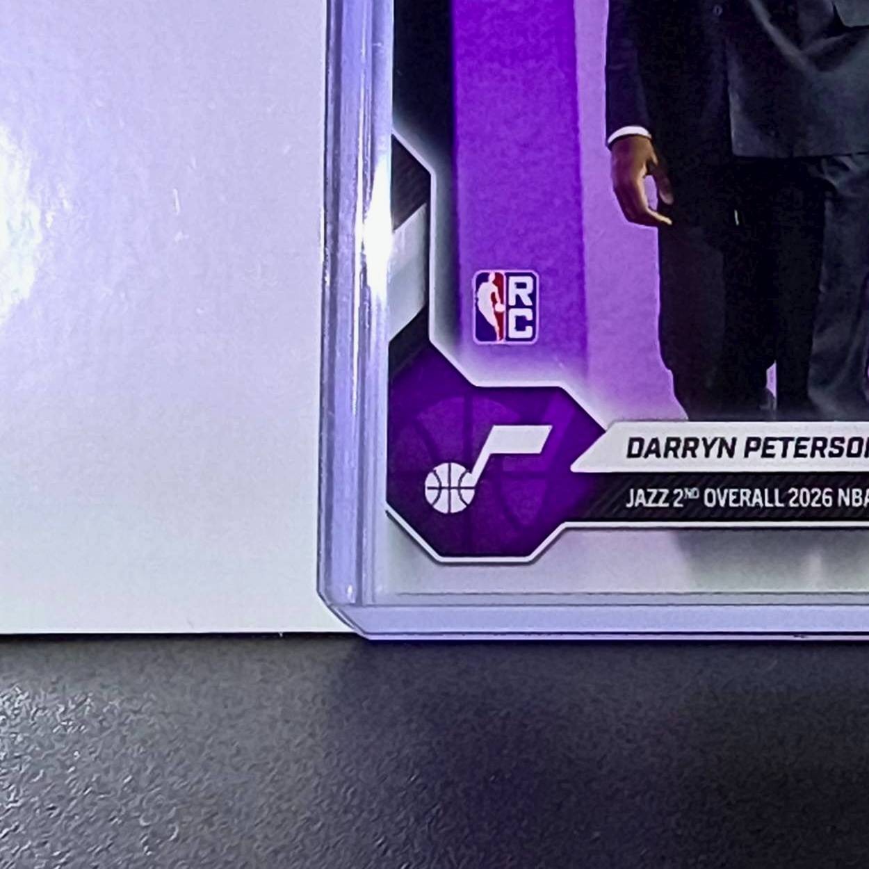 Darryn Peterson Rookie 2026-27 Topps NBA Draft Night DPET Card Utah Jazz