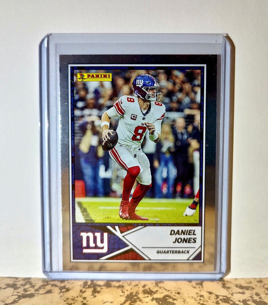 Daniel Jones 2024 Panini NFL #37 Silver Foil Sticker Card New York Giants