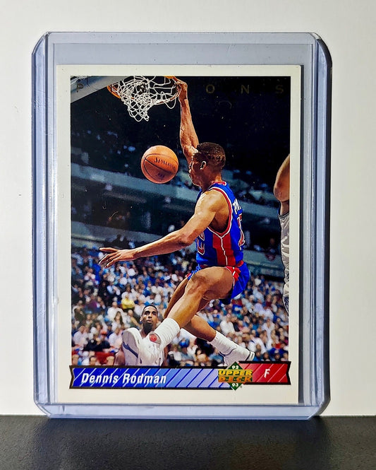 Dennis Rodman 1992-93 Upper Deck NBA #242 Card Detroit Pistons