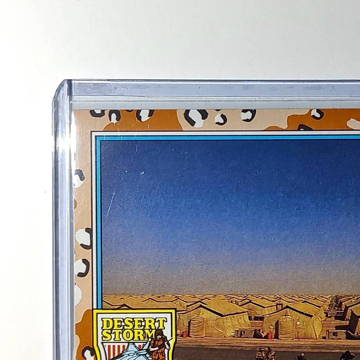 Tent City 1991 Topps Desert Storm #175 Card