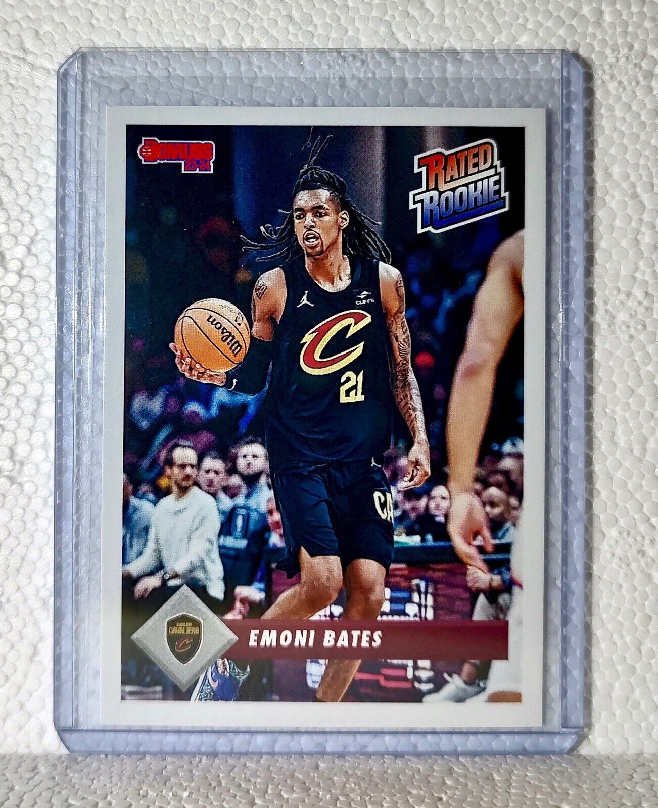 Emoni Bates 2023-24 Panini NBA #35 Rated Rookie Retro Card Cavaliers 1/715