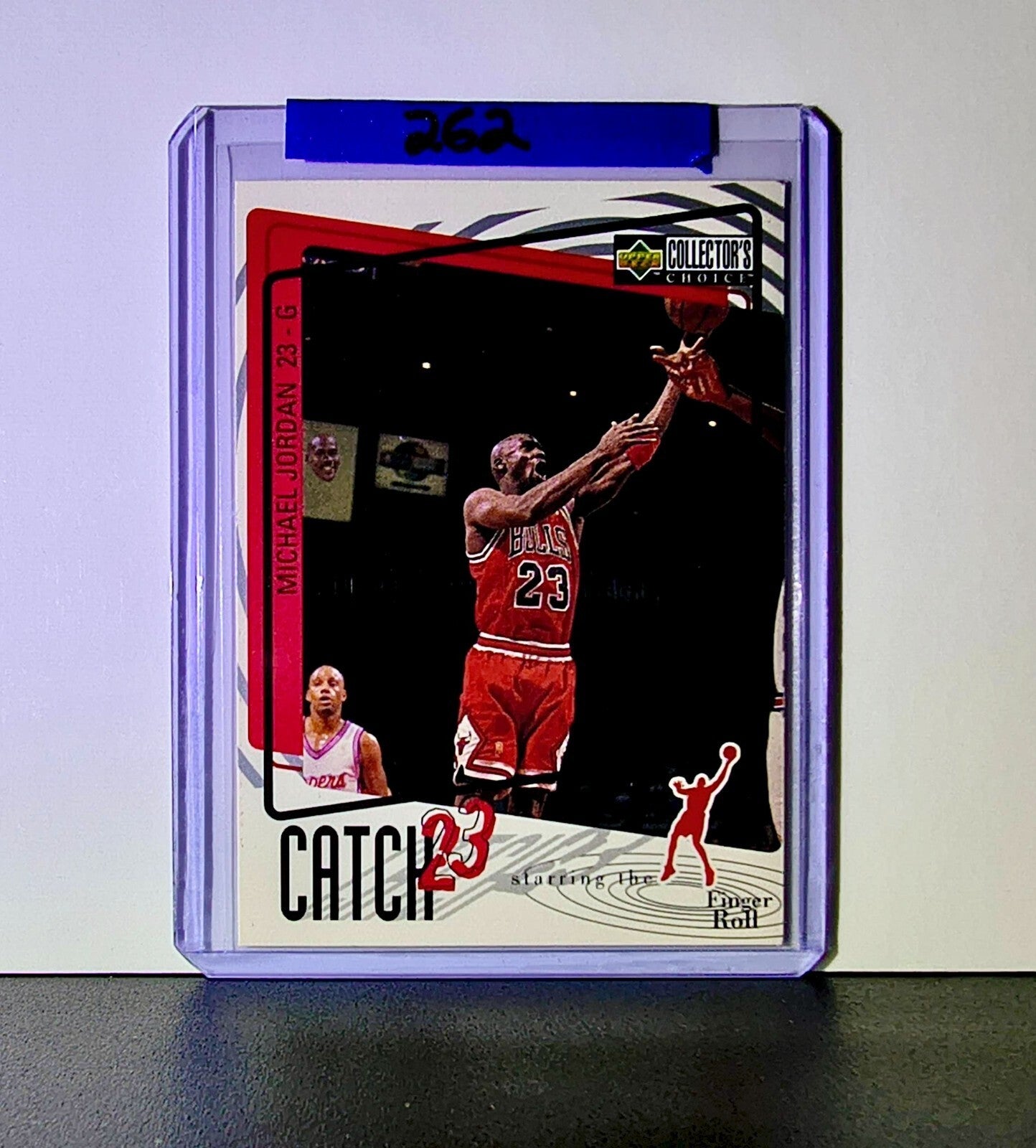 Michael Jordan 1997-98 Upper Deck Collector's Choice Catch 23 #187 Card Bulls