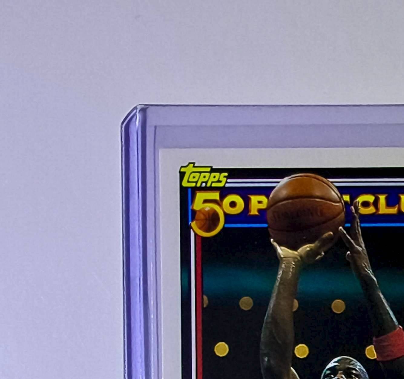Michael Jordan 1992-93 Topps 50 Point Club #205 Basketball Card Chicago Bulls