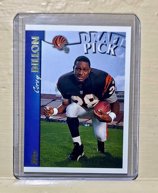 1997 Corey Dillon Topps Draft Pick #402 NFL Rookie Trading Card Bengals