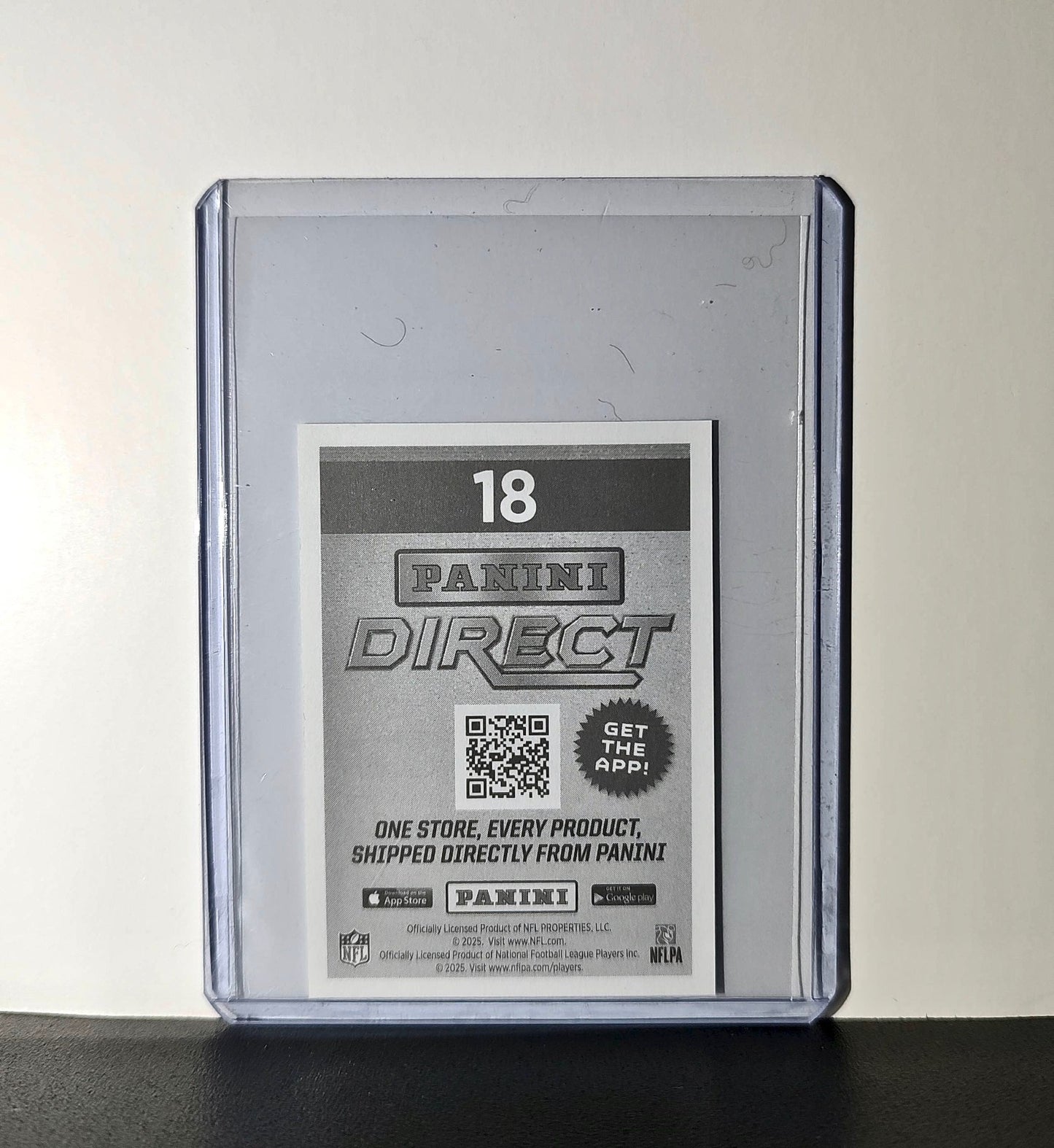 Malik Nabers 2025 Panini NFL #18 Record/Milestone Sticker