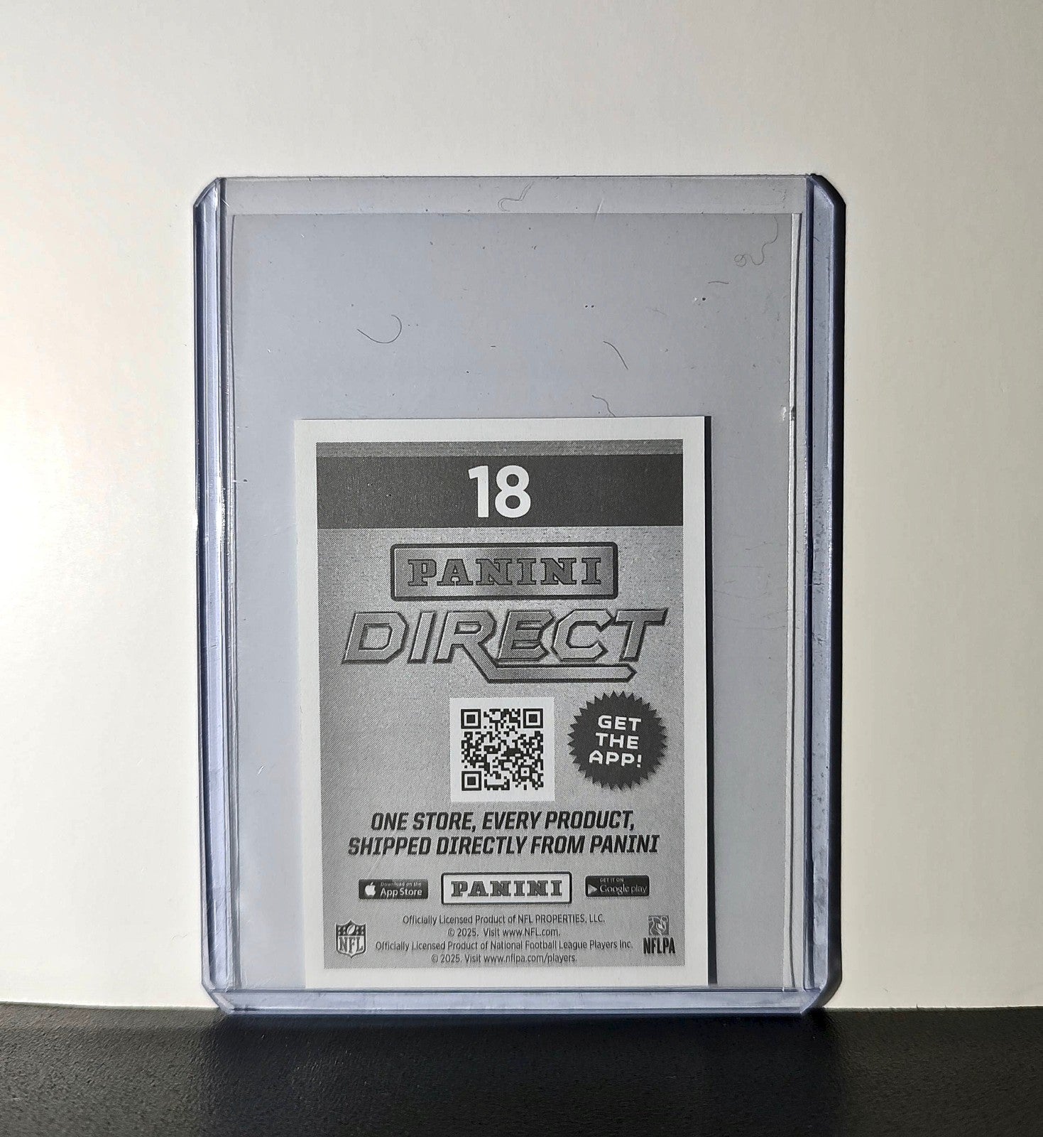 Malik Nabers 2025 Panini NFL #18 Record/Milestone Sticker