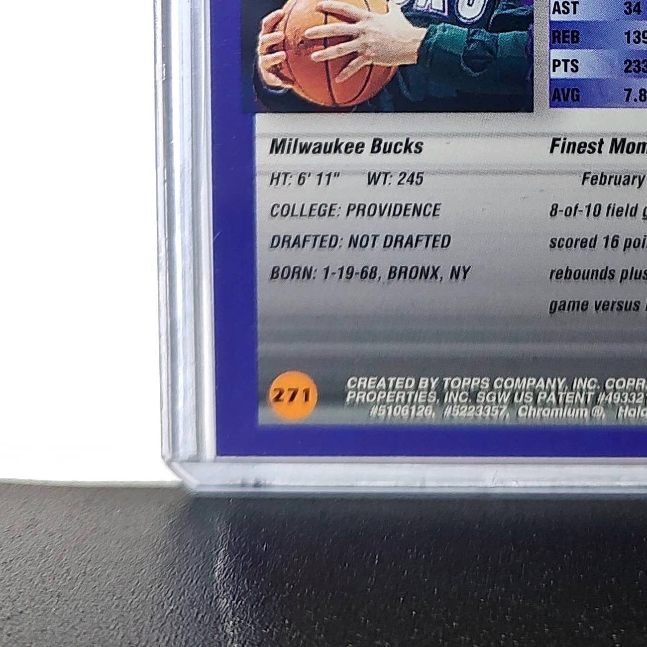 Marty Conlon 1994-95 Topps Finest #271 Basketball Card