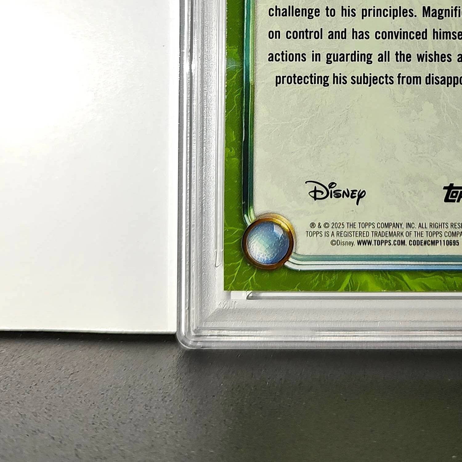 King Magnifico 2025 Topps Disney Wonder #183 Card Wish PSA 10