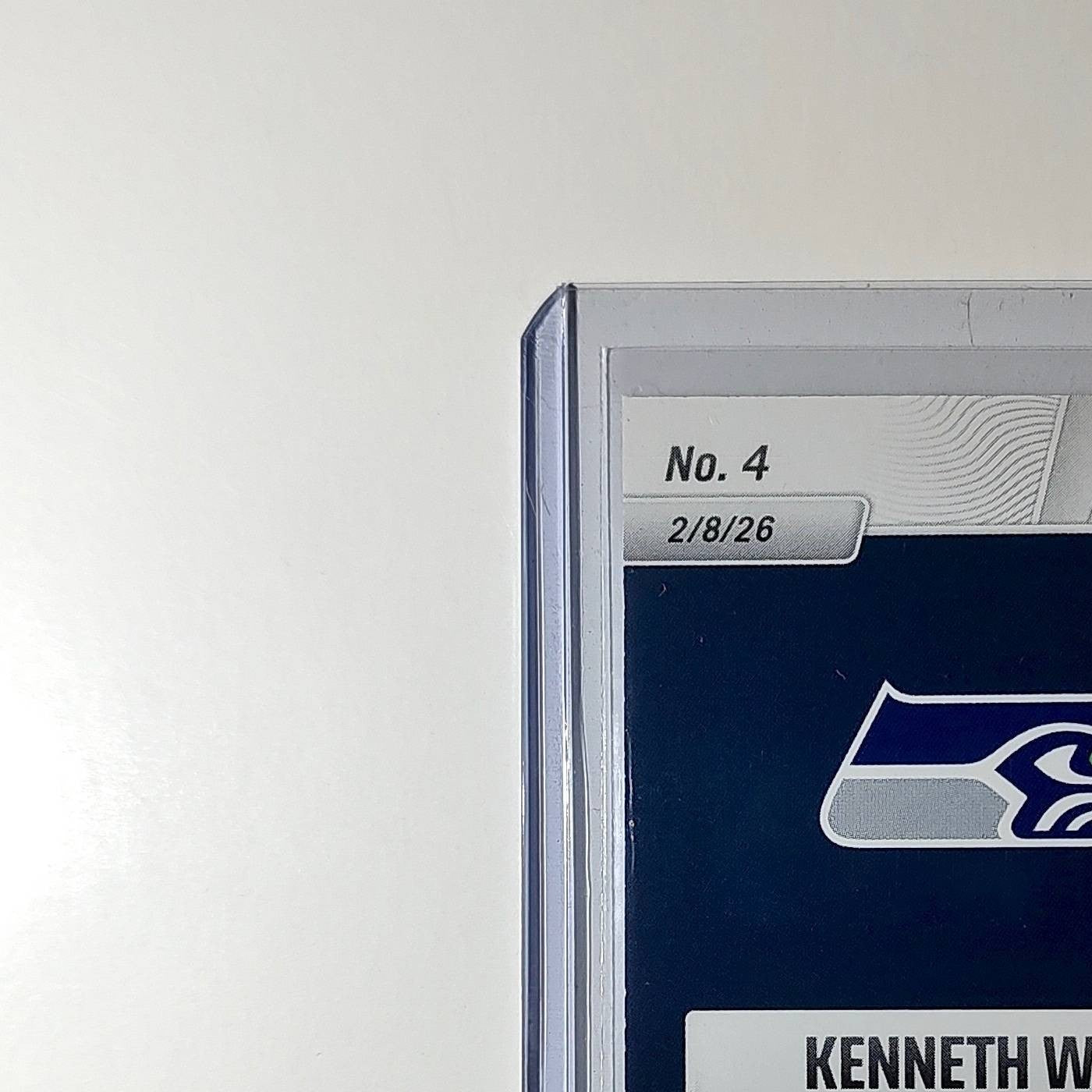 Kenneth Walker III 2026 Panini NFL Super Bowl LIX Champions #4 Card Seahawks