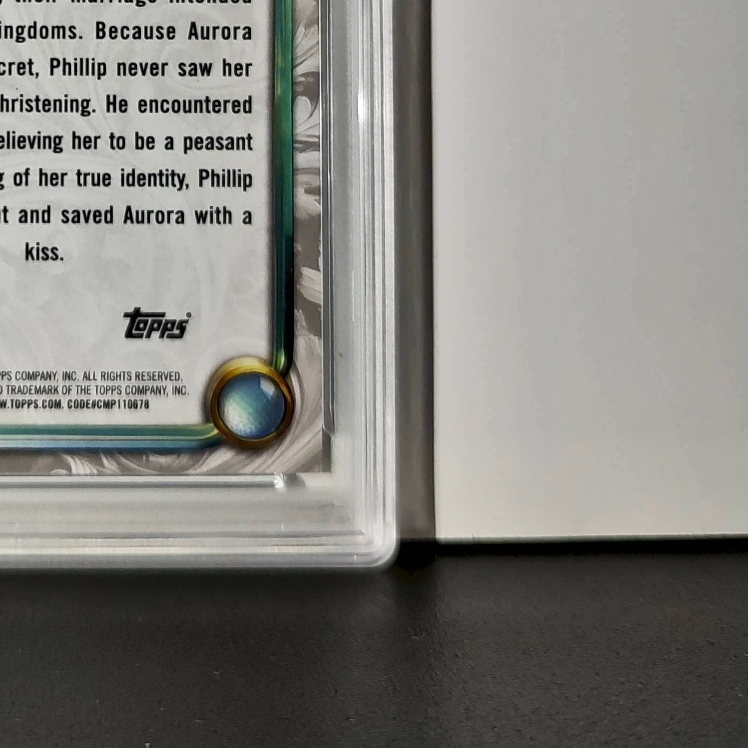 Prince Phillip 2025 Topps Disney #34 Winter Variant Card Sleeping Beauty PSA 9