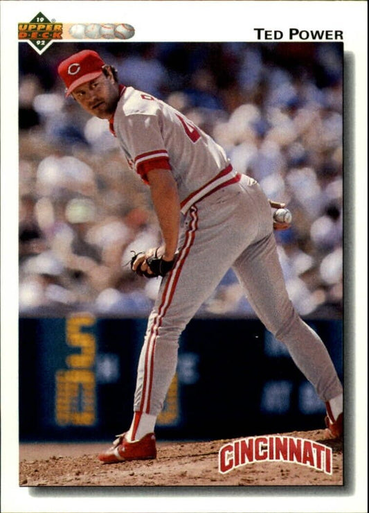 Ted Power 1992 Upper Deck MLB #680 Baseball Card Cincinnati Reds