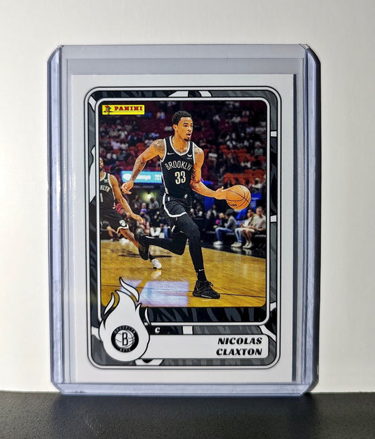 Nicolas Claxton 2024-25 Panini NBA #62 Sticker Card Brooklyn Nets