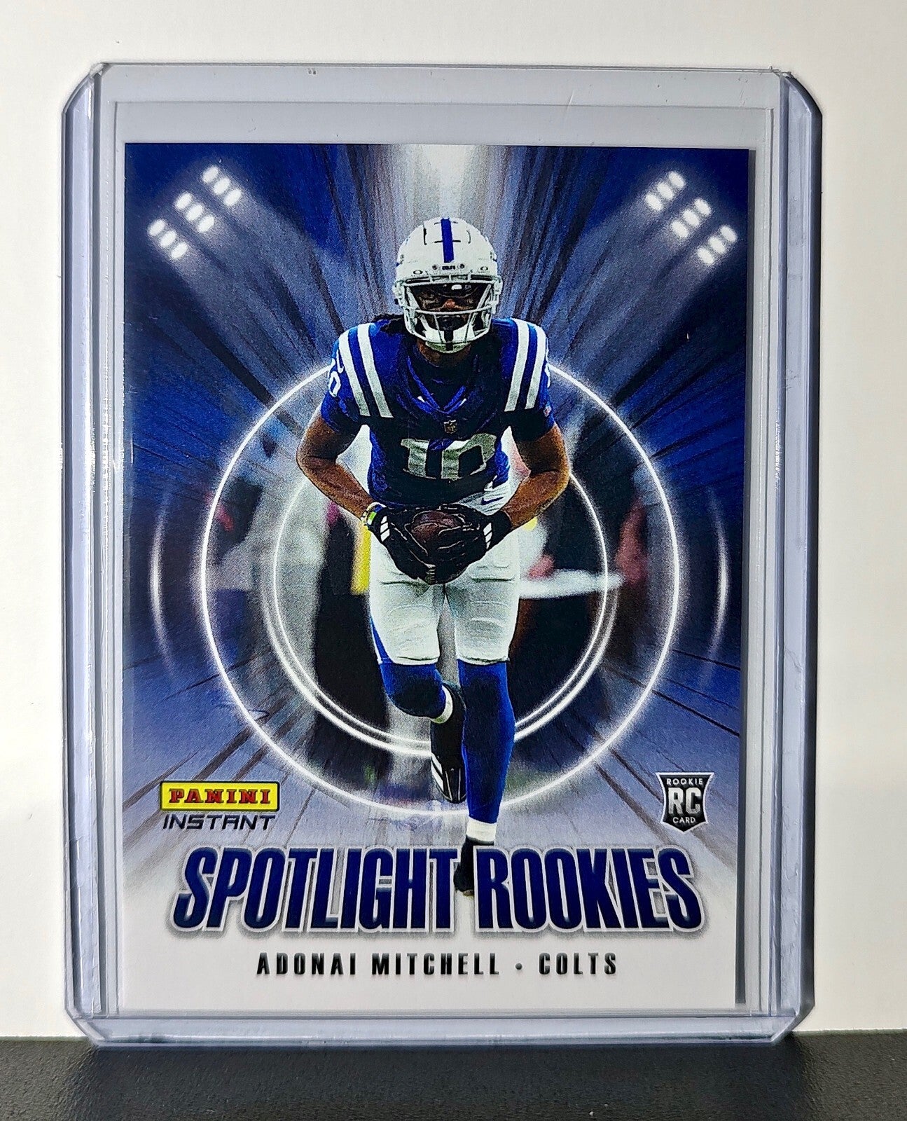 Adonai Mitchell Rookie 2024 Panini Spotlight Rookies NFL #27 Colts 1 of 1426