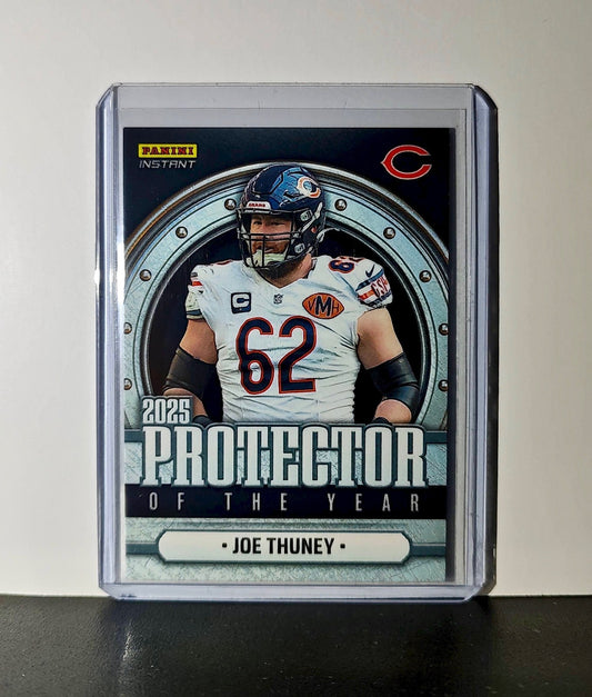 Joe Thuney 2025 Panini NFL Protector of the Year Football Card Bears 1 of 220
