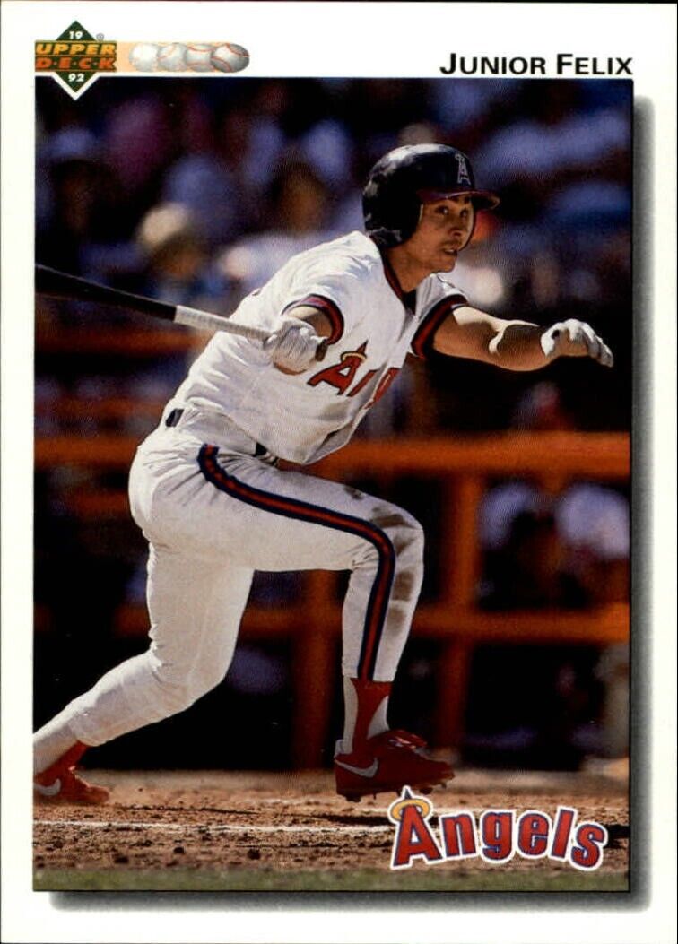 Junior Felix 1992 Upper Deck MLB #303 Baseball Card California Angels