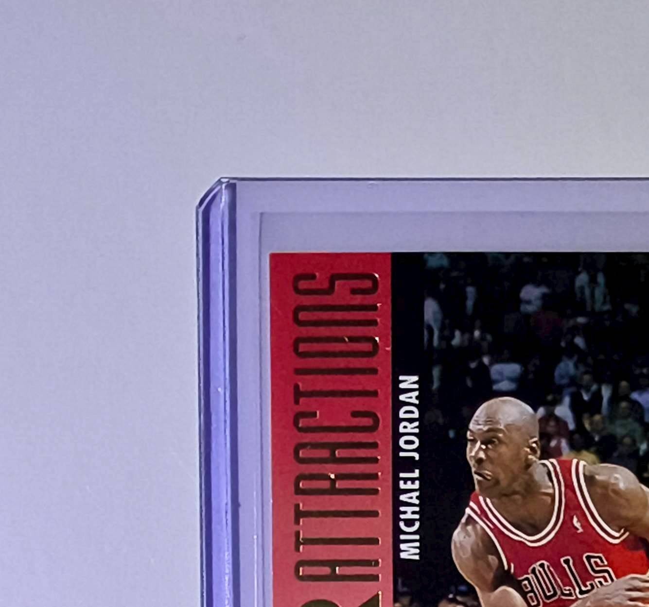Michael Jordan 1995-96 Upper Deck Major Attractions #337 Card Chicago Bulls
