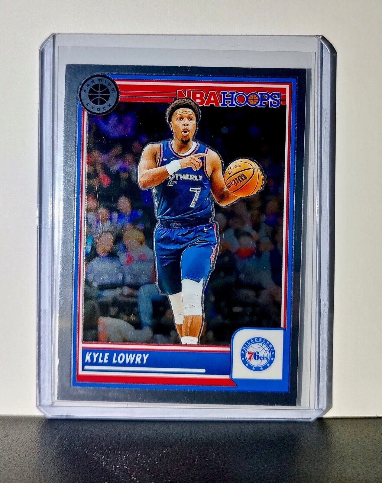 Kyle Lowry 2023-24 Panini Premium Stock NBA Hoops #83 Card Philadelphia 76ers