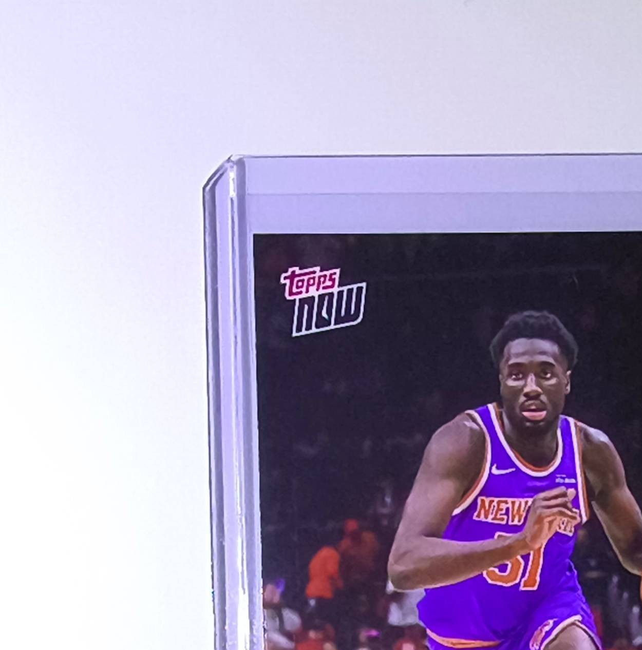 Mohamed Oiawara Rookie 2026 Topps Now NBA Champions #C14 Card New York Knicks