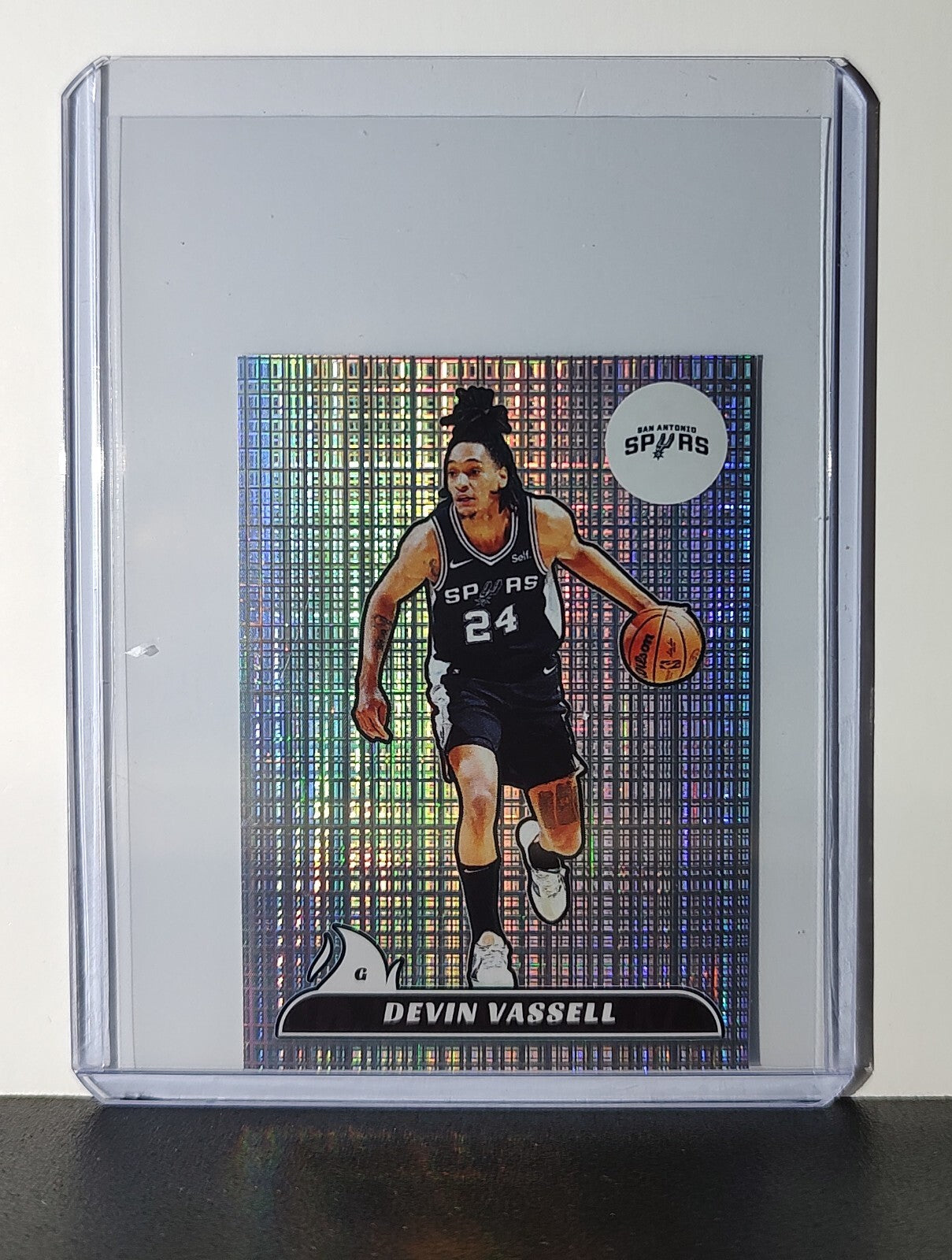 Devin Vassell 2024-25 Panini NBA #474 Foil Sticker Card San Antonio Spurs