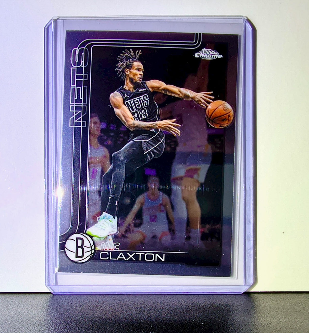 Nic Claxton 2025-26 NBA Topps Chrome Update #123 Basketball Card Brooklyn Nets