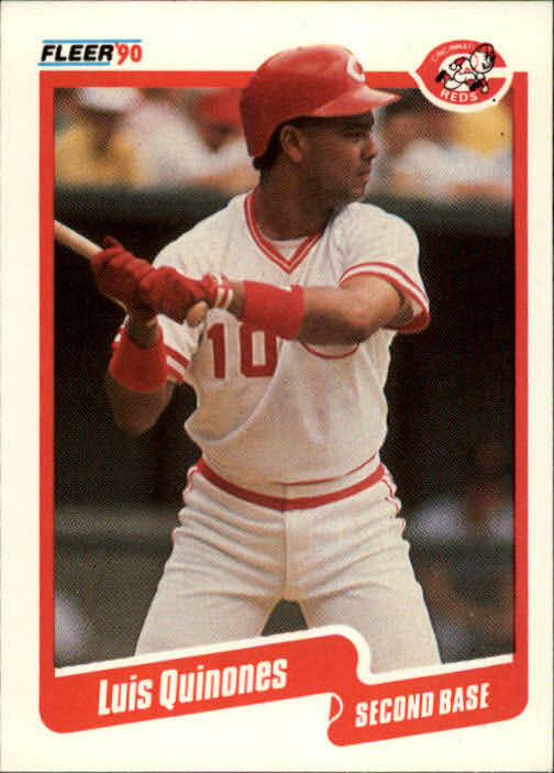 1990 Luis Quinones Fleer Baseball Card #428