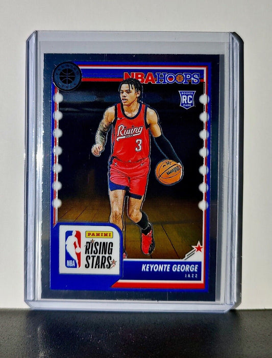 Keyonte George 2023-24 Panini Premium Stock NBA Hoops Rising Stars #283 Rookie