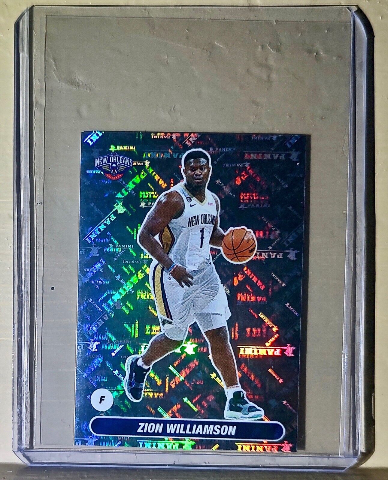 2023-24 Zion Williamson Panini NBA Basketball #398 Sticker New Orleans Pelicans