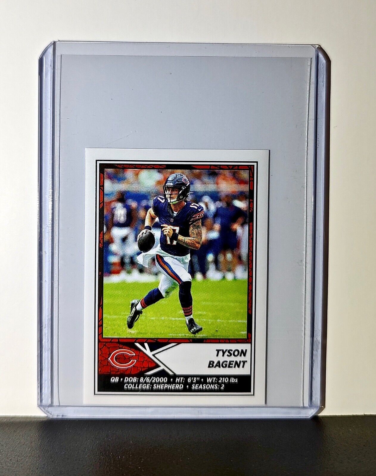 Tyson Bagent 2024 Panini NFL Sticker #363 Chicago Bears