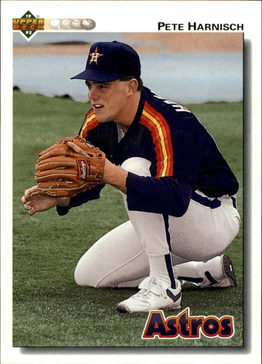 Pete Harnisch 1992 Upper Deck MLB #635 Baseball Card Houston Astros