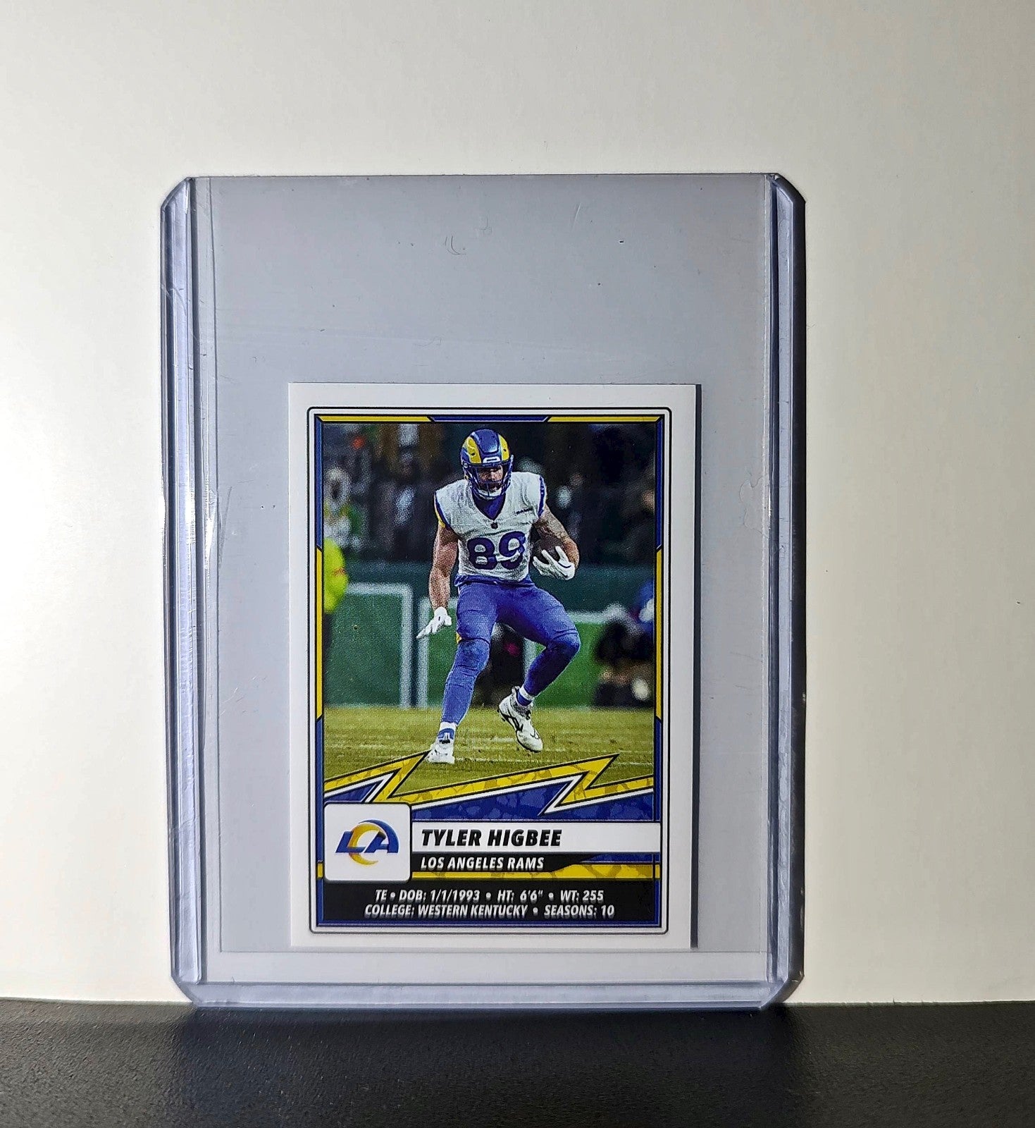 Tyler Higbee 2025 Panini NFL #510 Sticker Los Angeles Rams