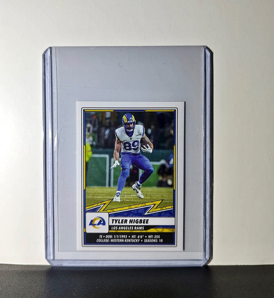 Tyler Higbee 2025 Panini NFL #510 Sticker Los Angeles Rams