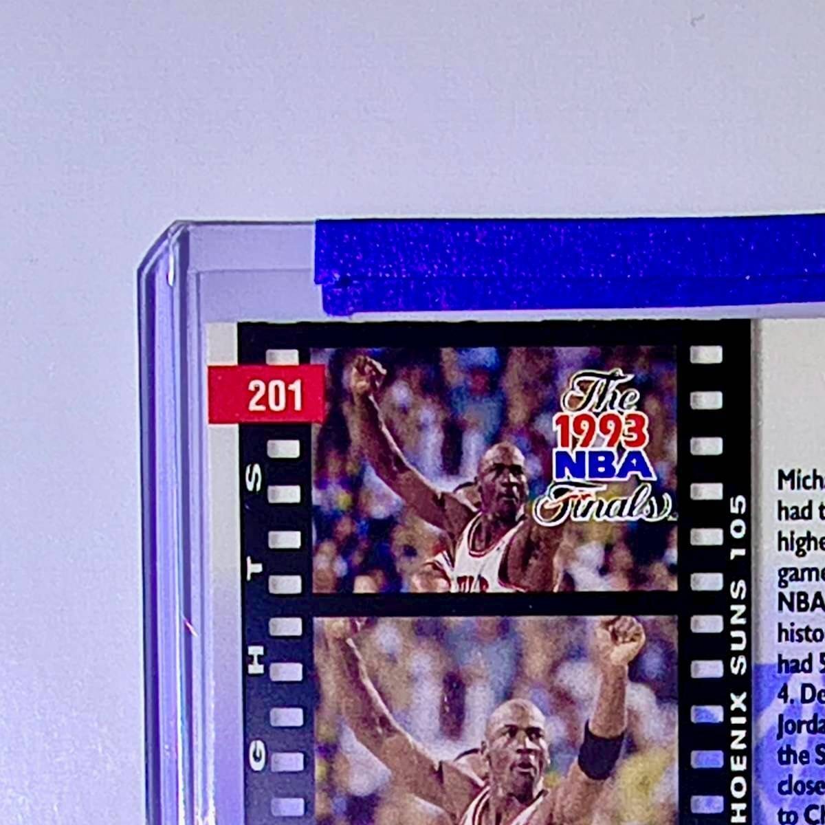 Michael Jordan 1993-94 Upper Deck NBA Finals #201 Basketball Card Chicago Bulls