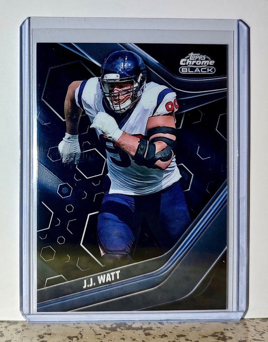 J.J. Watt 2023 Topps Chrome Black NFL #121 Football Card Houston Texans