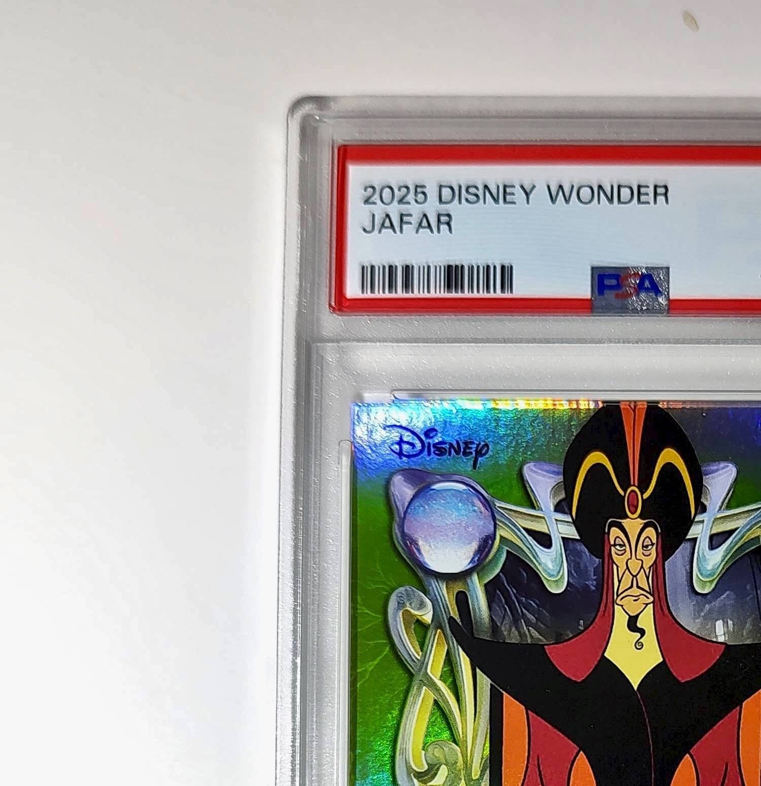 Jafar 2025 Topps Disney Wonder #178 Card Aladdin PSA 8