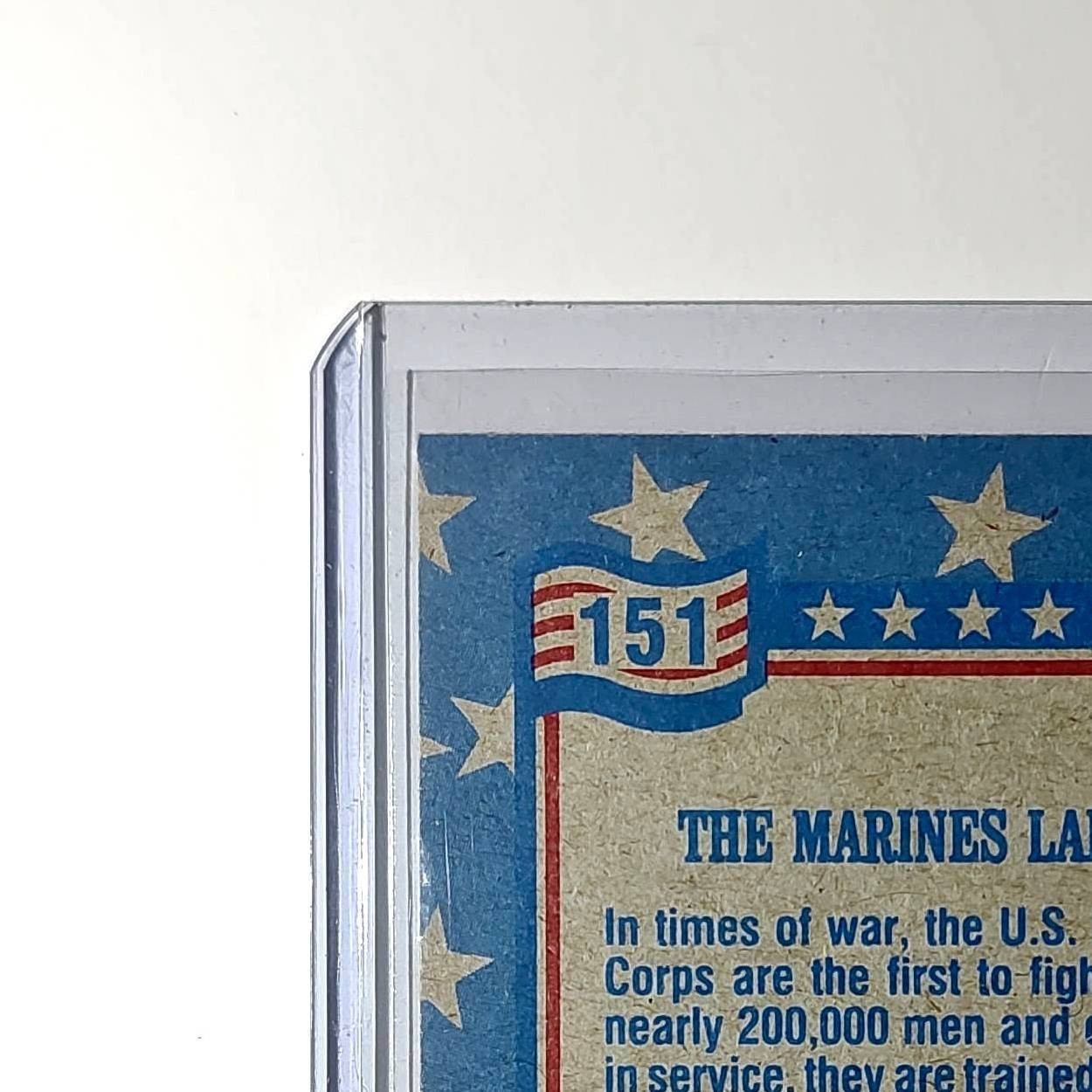 The Marines Land 1991 Topps Desert Storm #151 Card