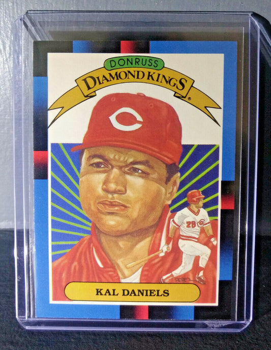 1988 Kal Daniels Donruss Diamond Kings #14 Baseball Card