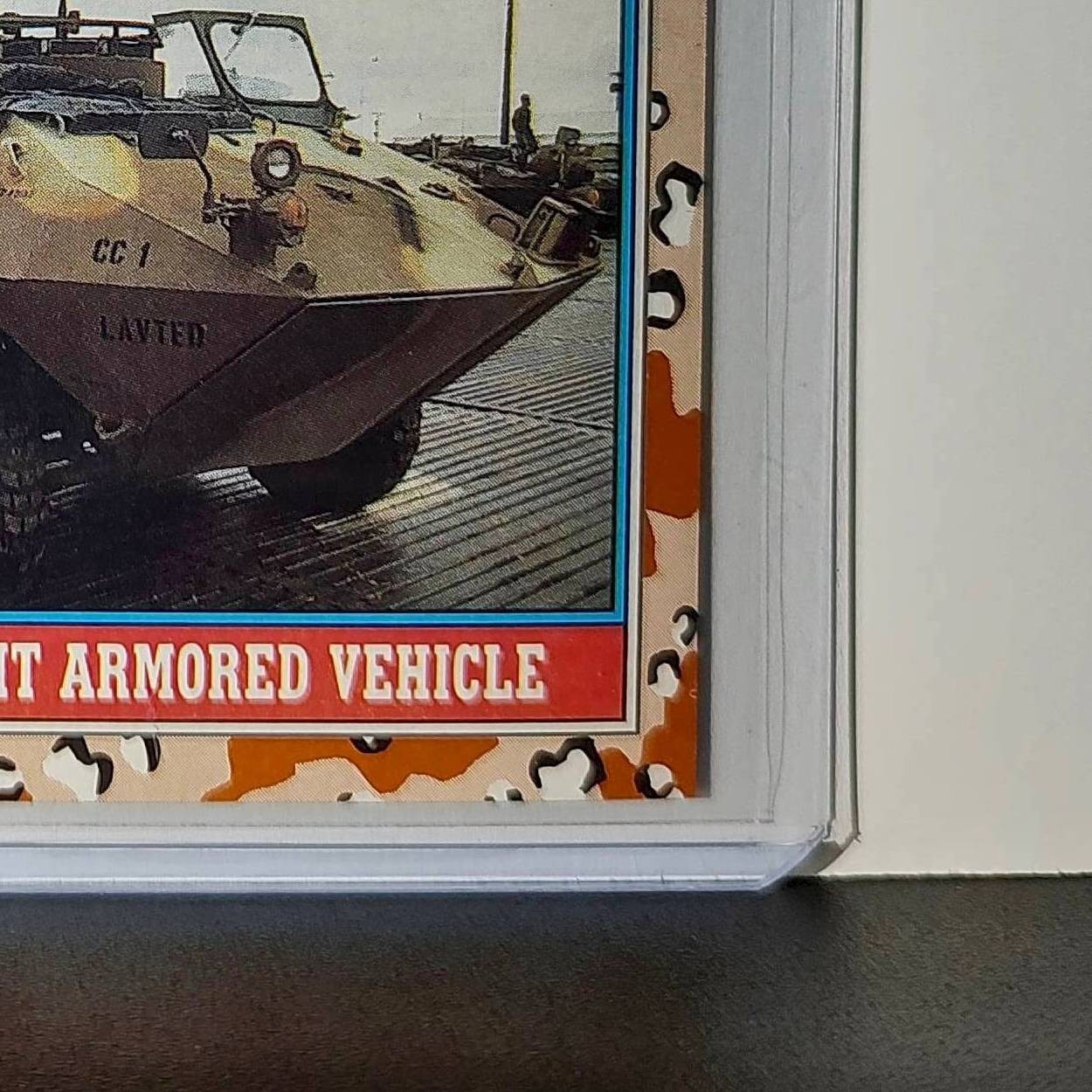 LAV – Light Armored Vehicle 1991 Topps Desert Storm #100 Card