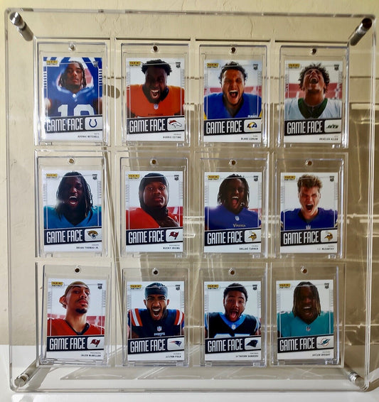 2024 Panini NFL Game Face Complete 36 Card Rookie Card Set 1/331 & Displays