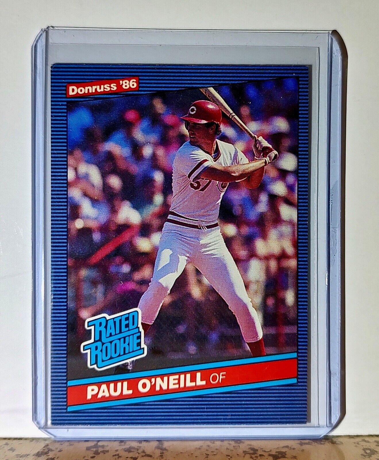 Paul O'Neill 1986 Donruss Rated Rookie MLB #37 Baseball Card Cincinnati Reds