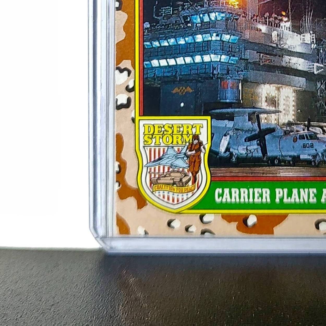 Carrier Plane at Night 1991 Topps Desert Storm #55 Card