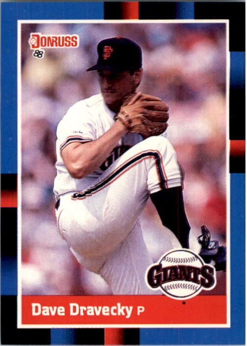 1988 Dave Dravecky Donruss Baseball Card #485